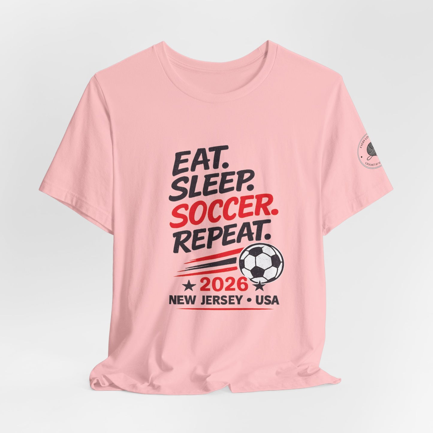 Eat Sleep Soccer Repeat 2026 New Jersey t-shirt, gift for soccer player