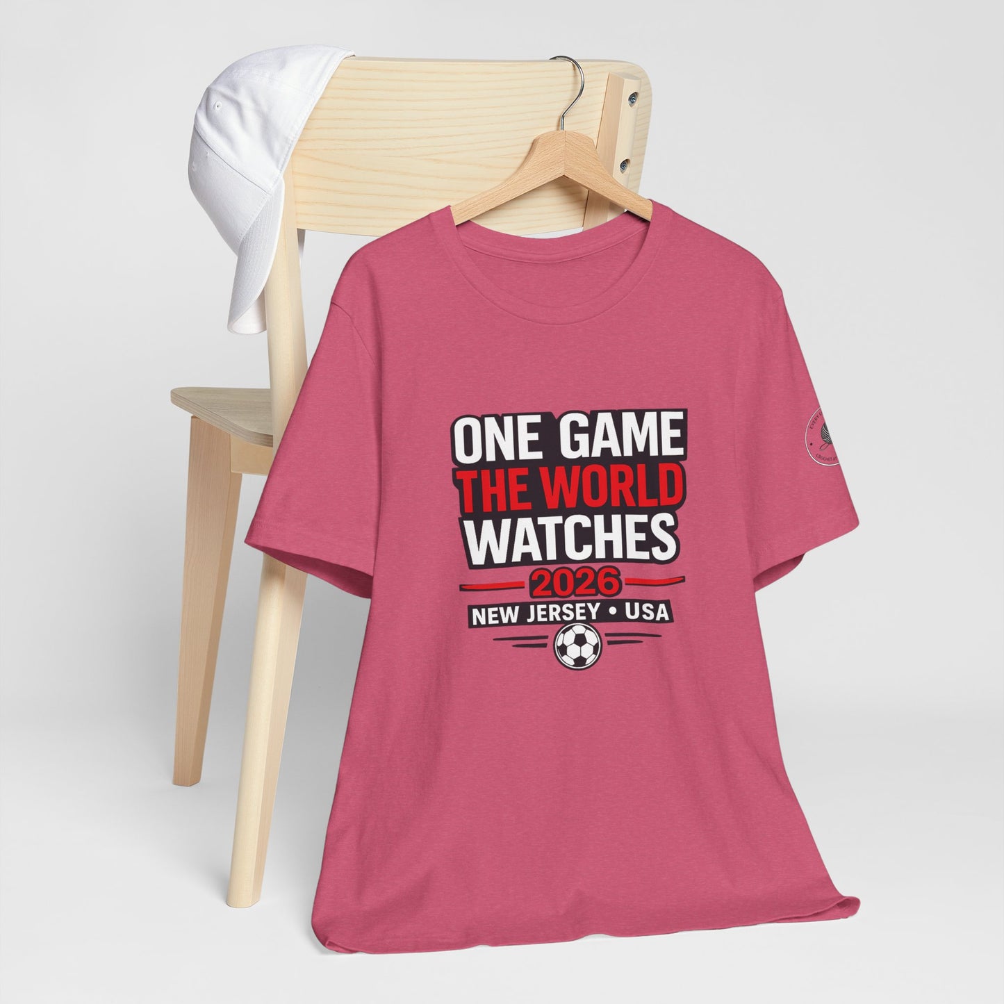 One Game The World Watches 2026 — New Jersey USA Soccer Fan Tee