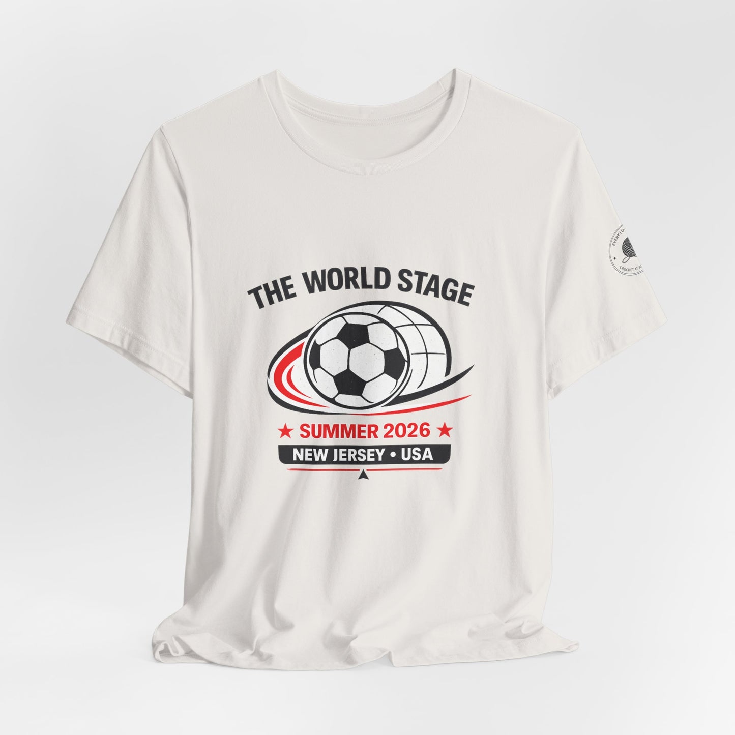 The World Stage Soccer T-Shirt — Summer 2026 | New Jersey USA