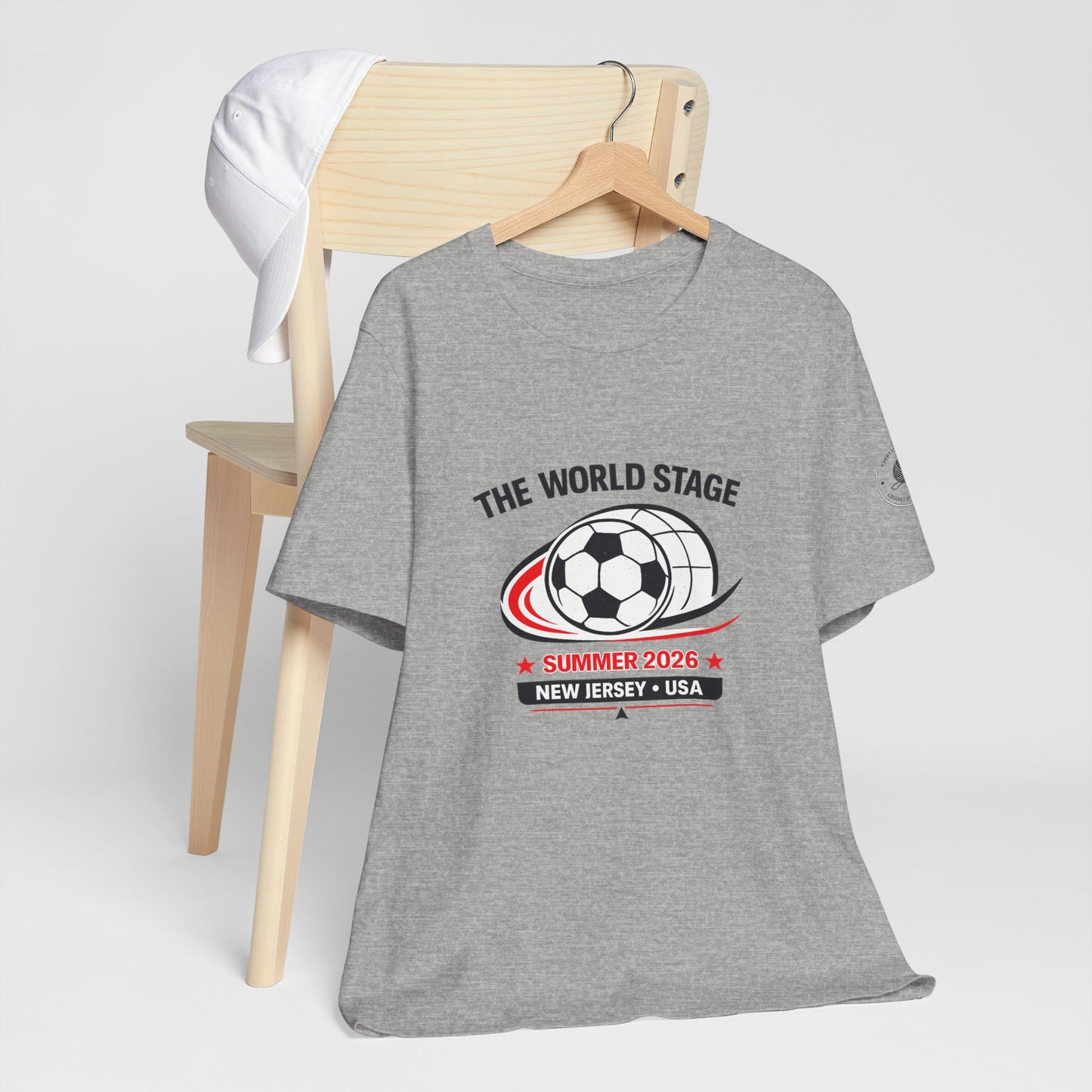 The World Stage Soccer T-Shirt — Summer 2026 | New Jersey USA