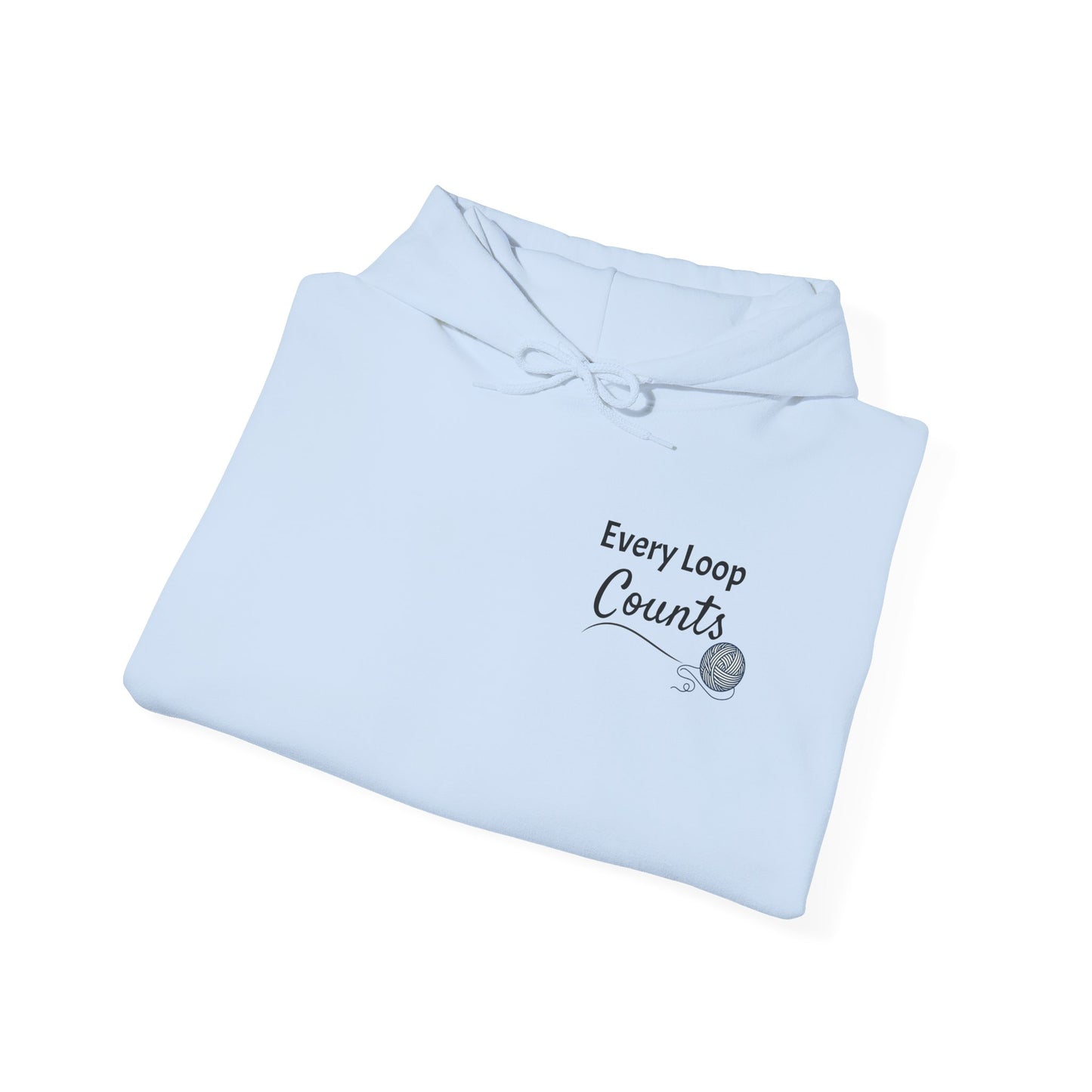 Every Loop Counts Crochet Hoodie