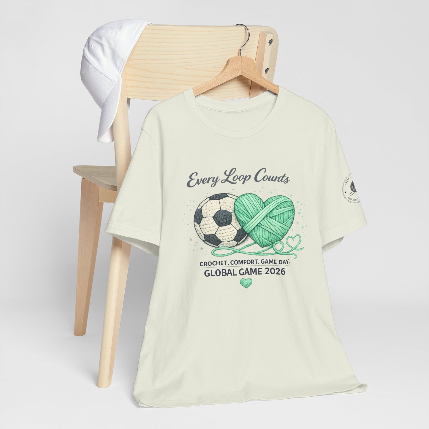 Game Day 2026 soccer fan shirt crochet design New Jersey