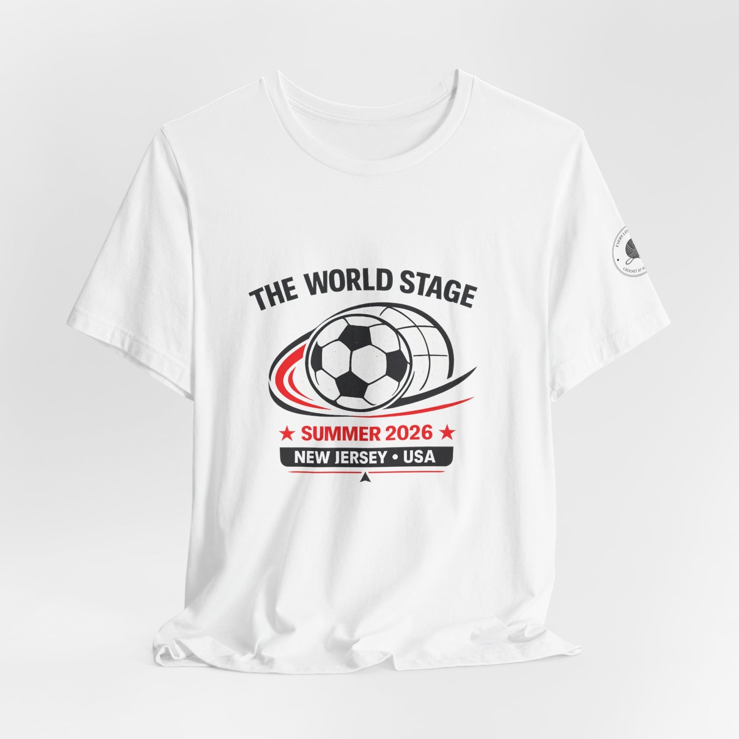 The World Stage Soccer T-Shirt — Summer 2026 | New Jersey USA