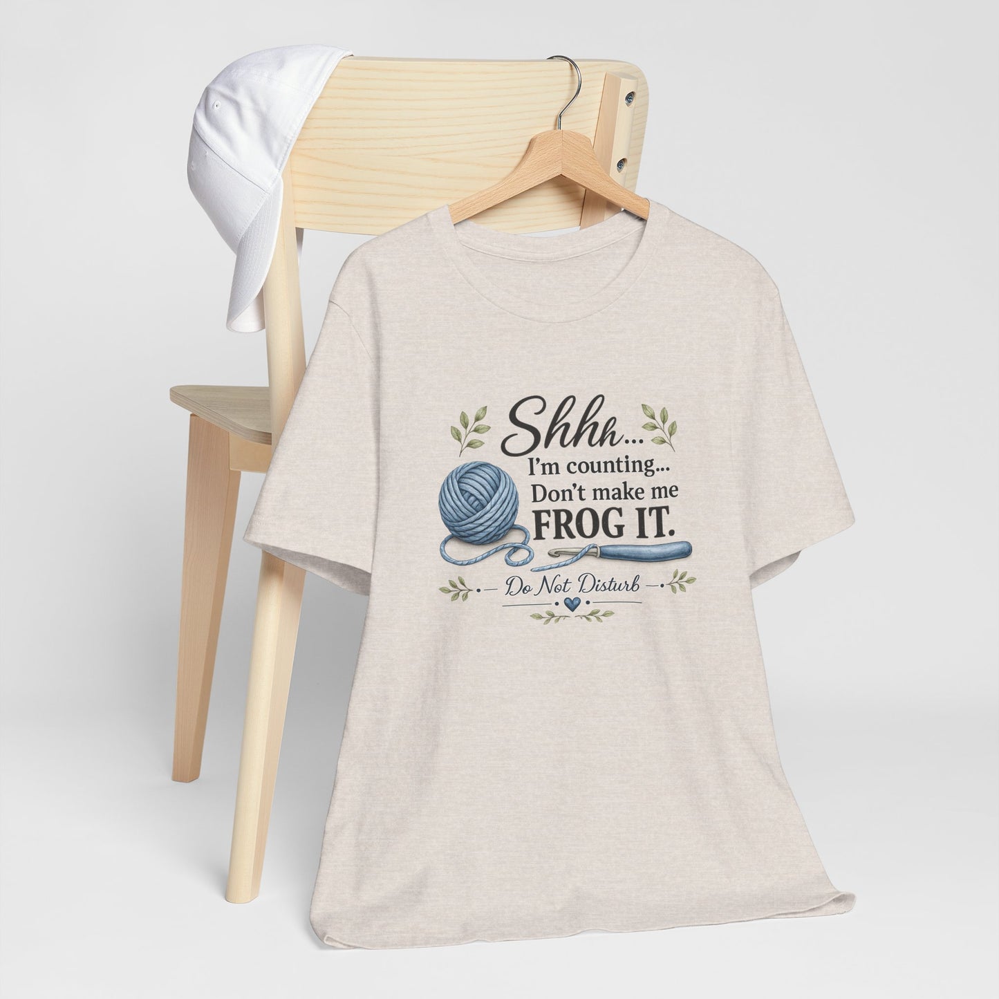 Knitting humor graphic tee gift for knitters Every Loop Counts
