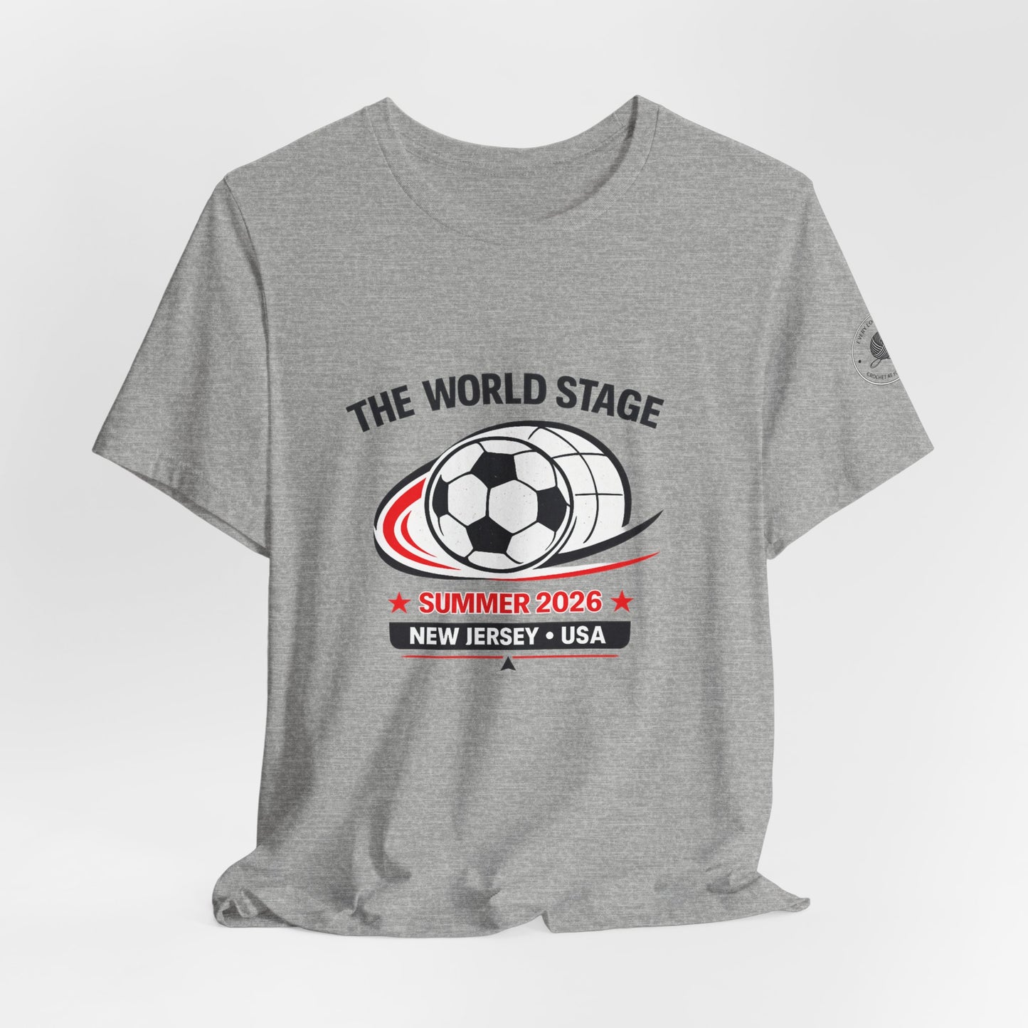 The World Stage Soccer T-Shirt — Summer 2026 | New Jersey USA