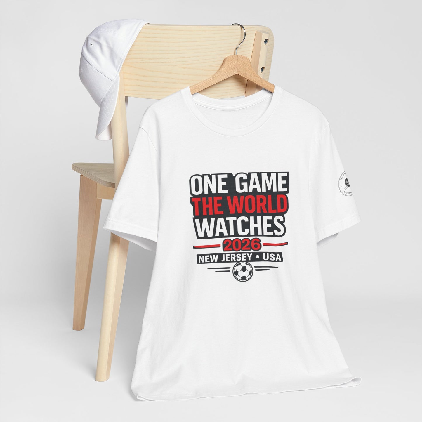 One Game The World Watches 2026 — New Jersey USA Soccer Fan Tee
