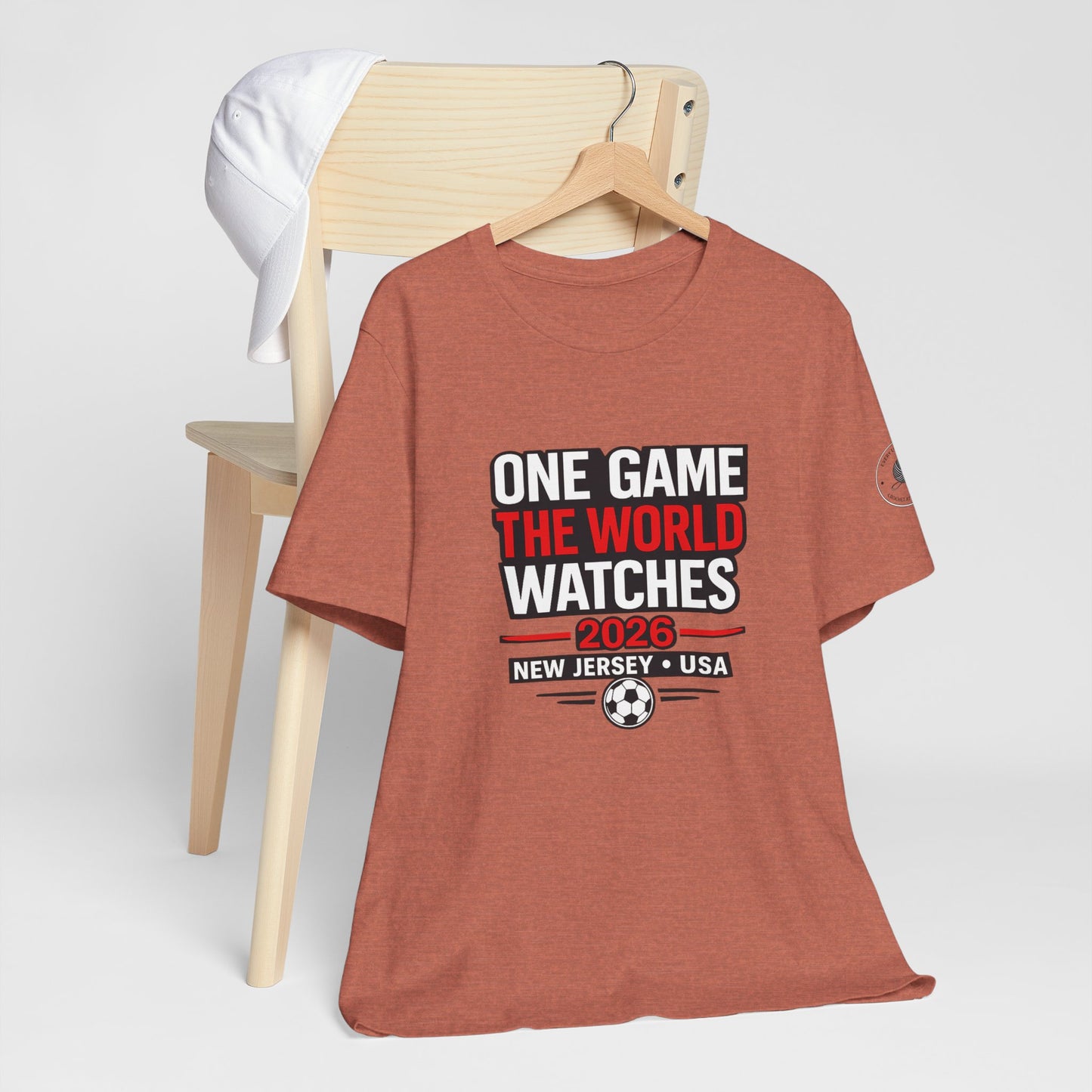 One Game The World Watches 2026 — New Jersey USA Soccer Fan Tee