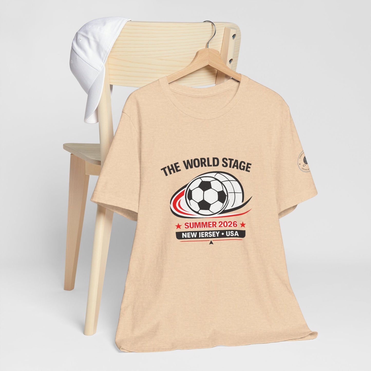 The World Stage Soccer T-Shirt — Summer 2026 | New Jersey USA