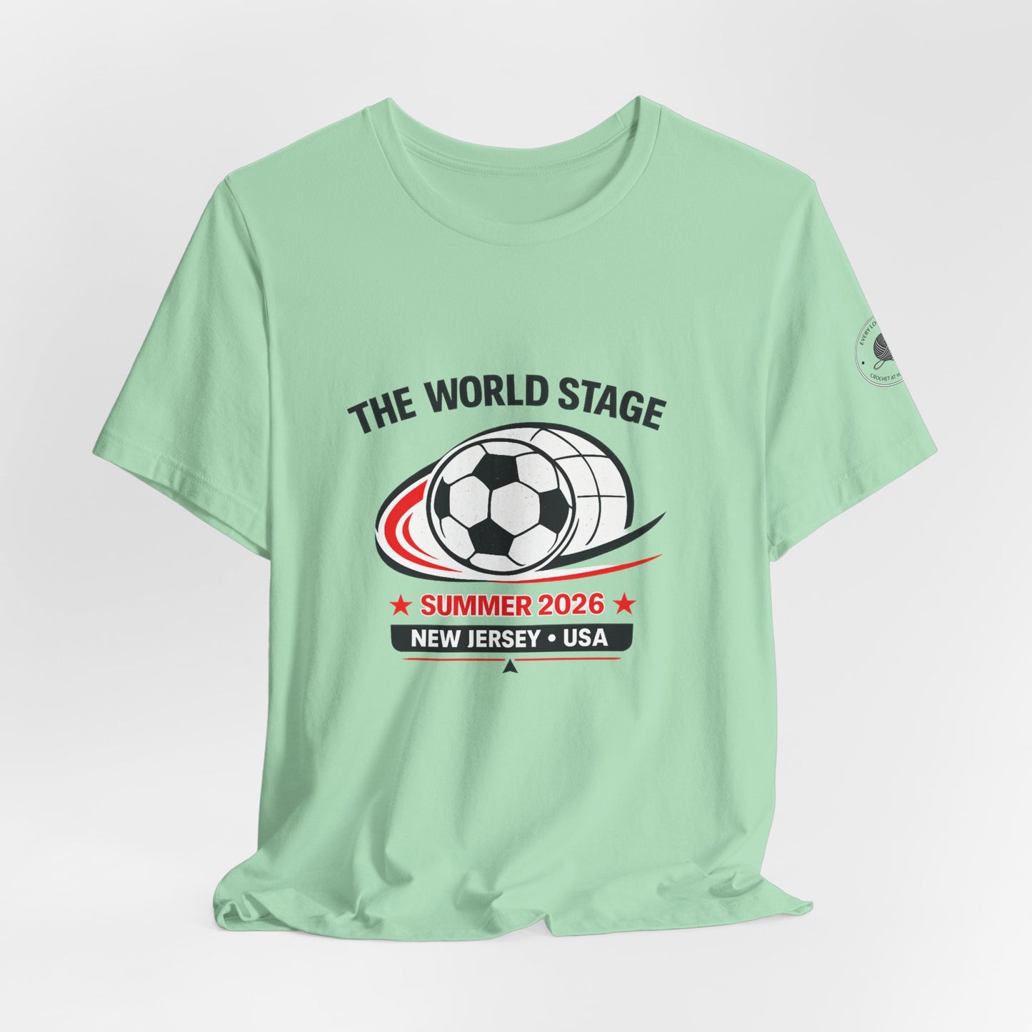 The World Stage Soccer T-Shirt — Summer 2026 | New Jersey USA