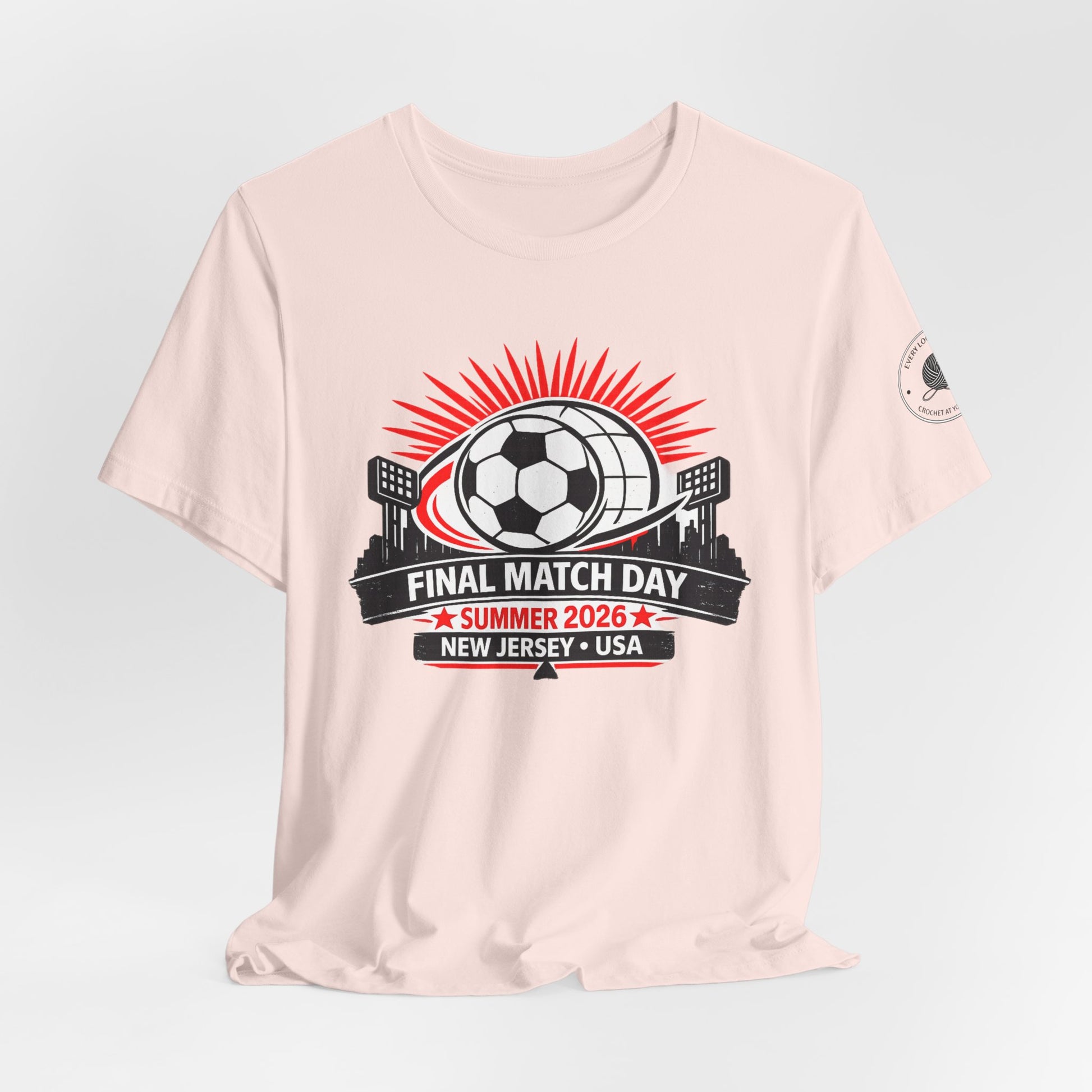 2026 World Cup New Jersey fan shirt – Bella+Canvas 3001 lightweight tee