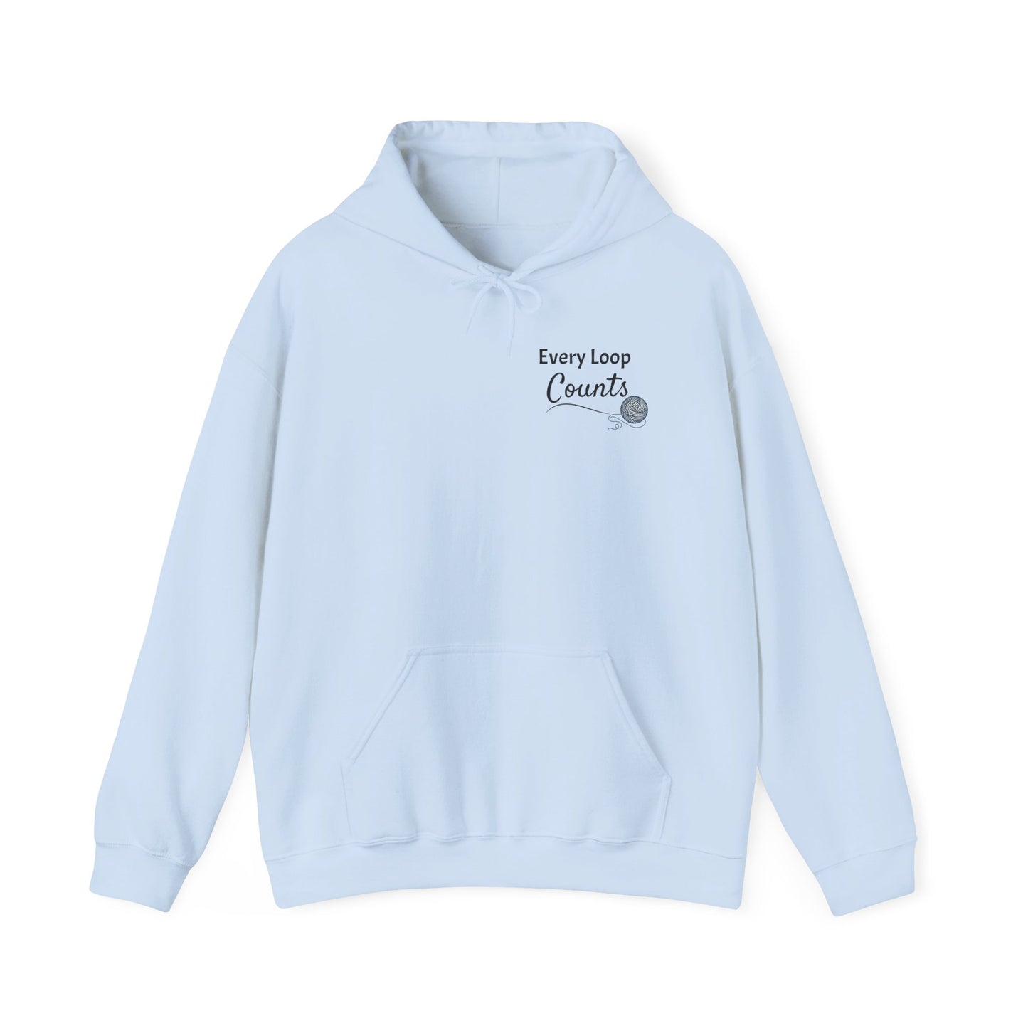 Every Loop Counts Crochet Hoodie