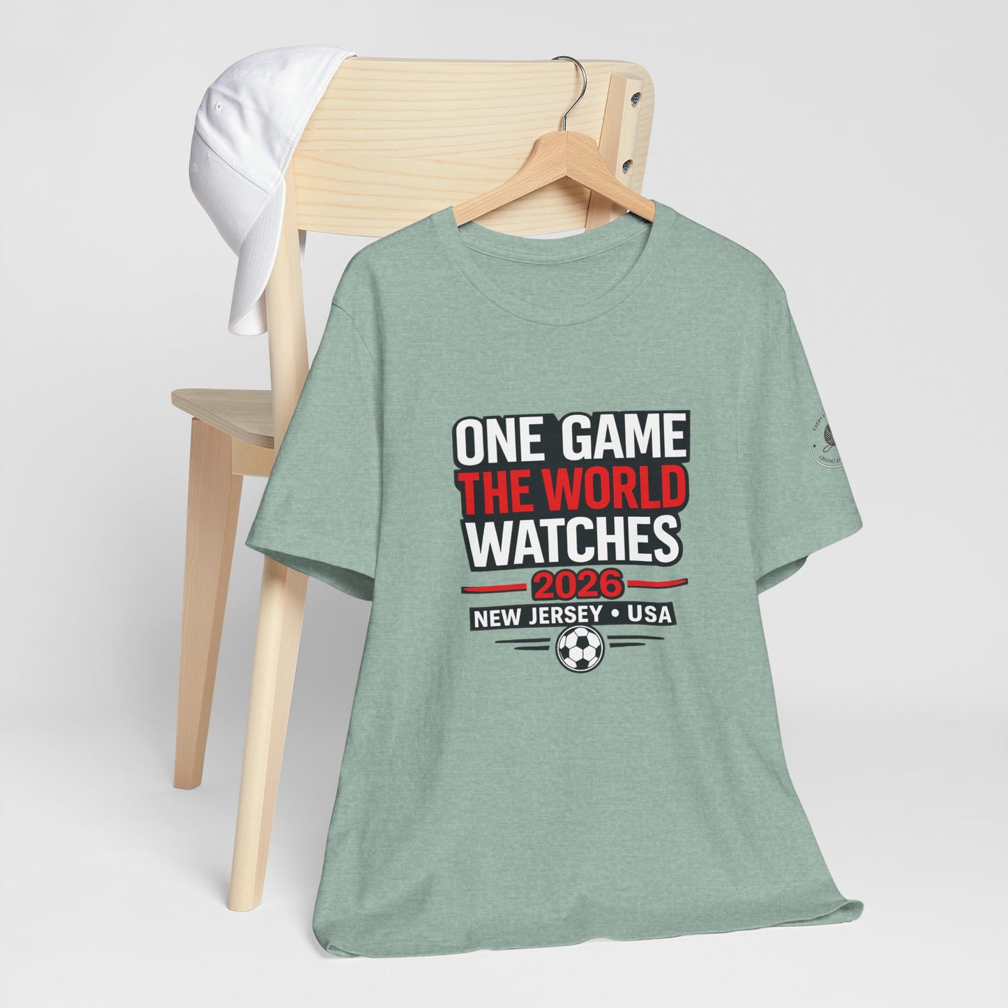 One Game The World Watches 2026 — New Jersey USA Soccer Fan Tee