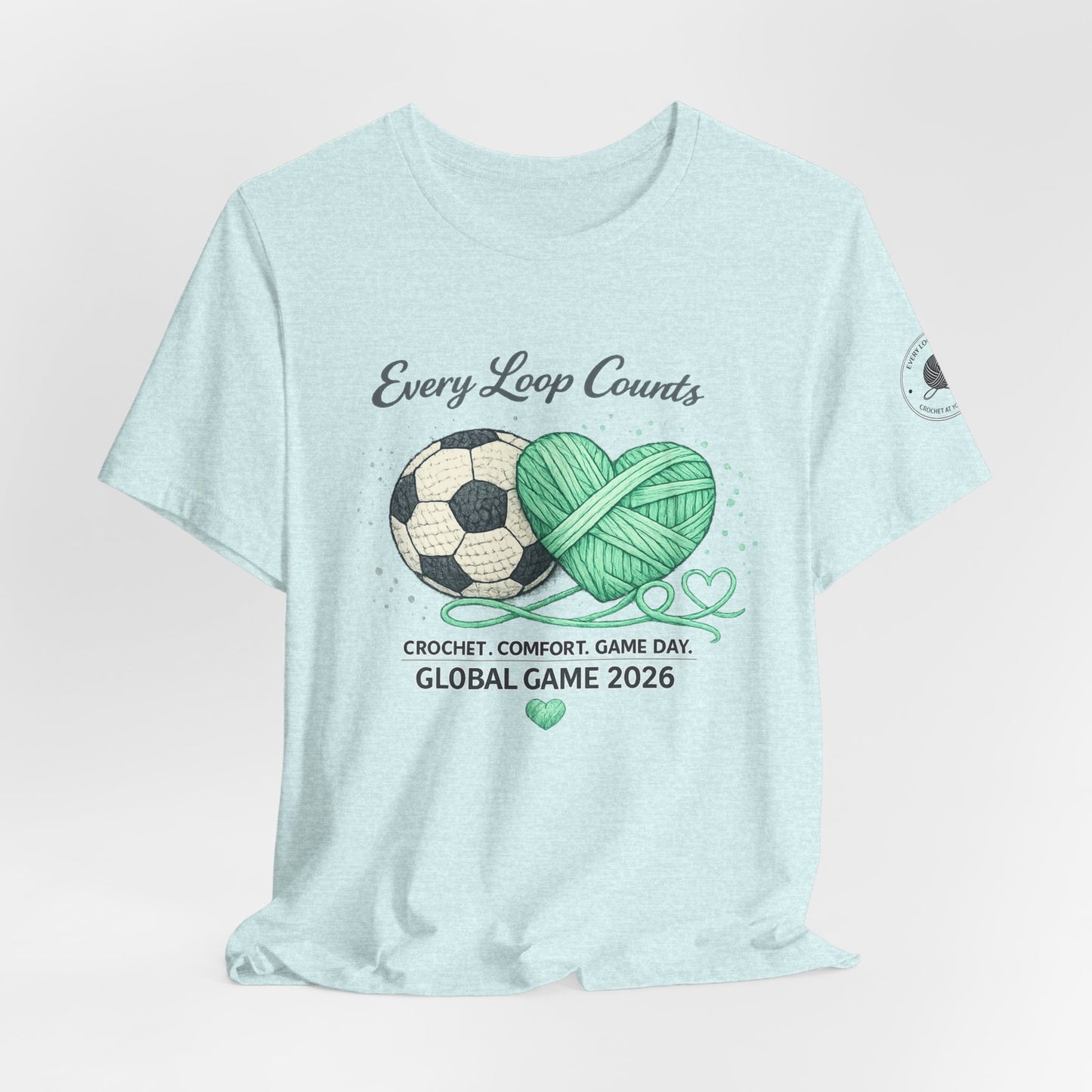 Game Day 2026 New Jersey soccer t-shirt Every Loop Counts