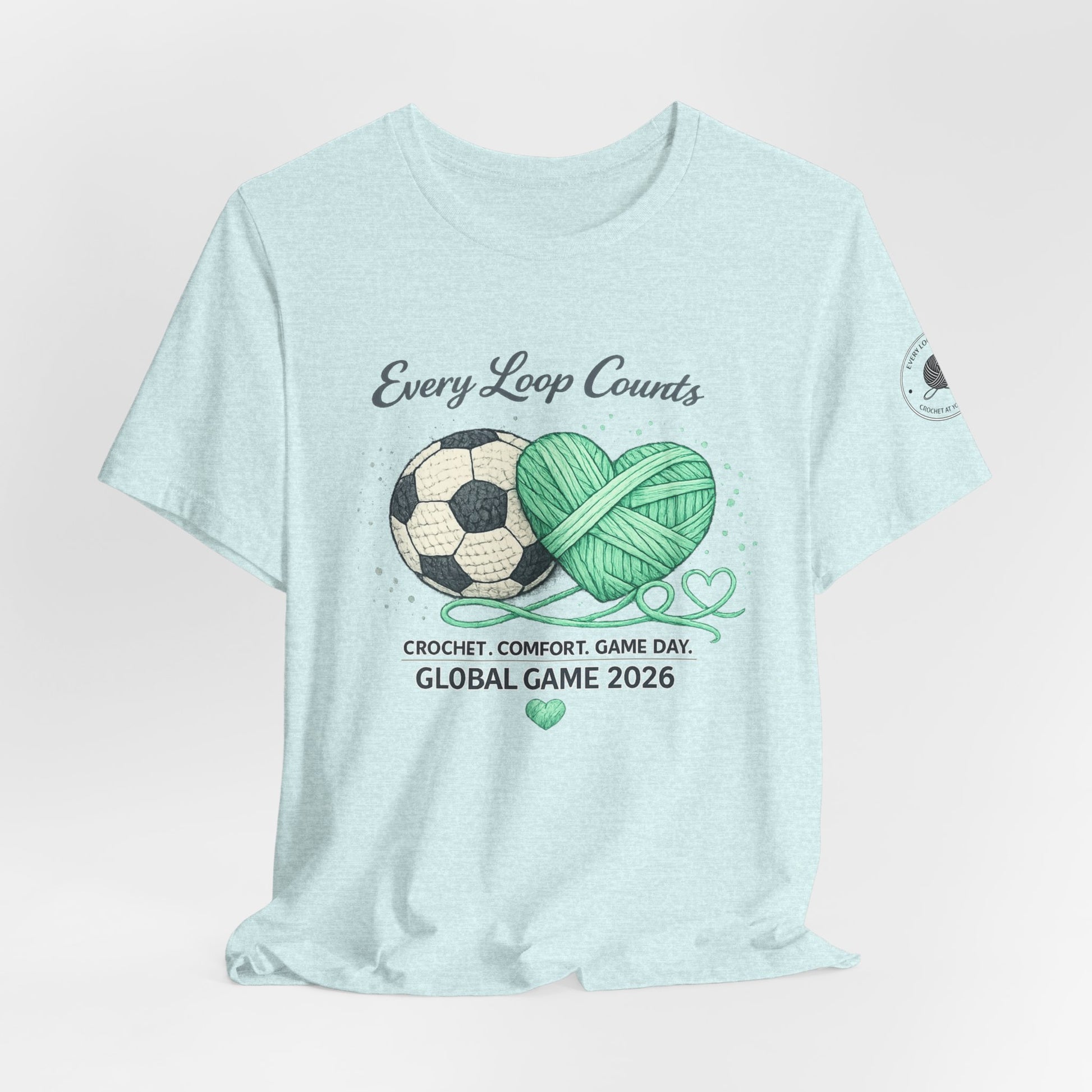 Game Day 2026 New Jersey soccer t-shirt Every Loop Counts