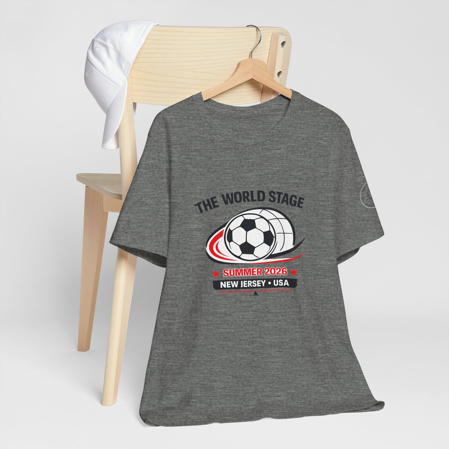 The World Stage Soccer T-Shirt — Summer 2026 | New Jersey USA
