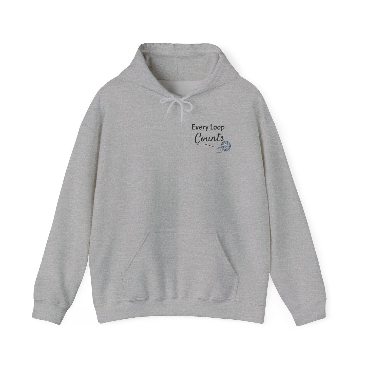 Every Loop Counts Crochet Hoodie