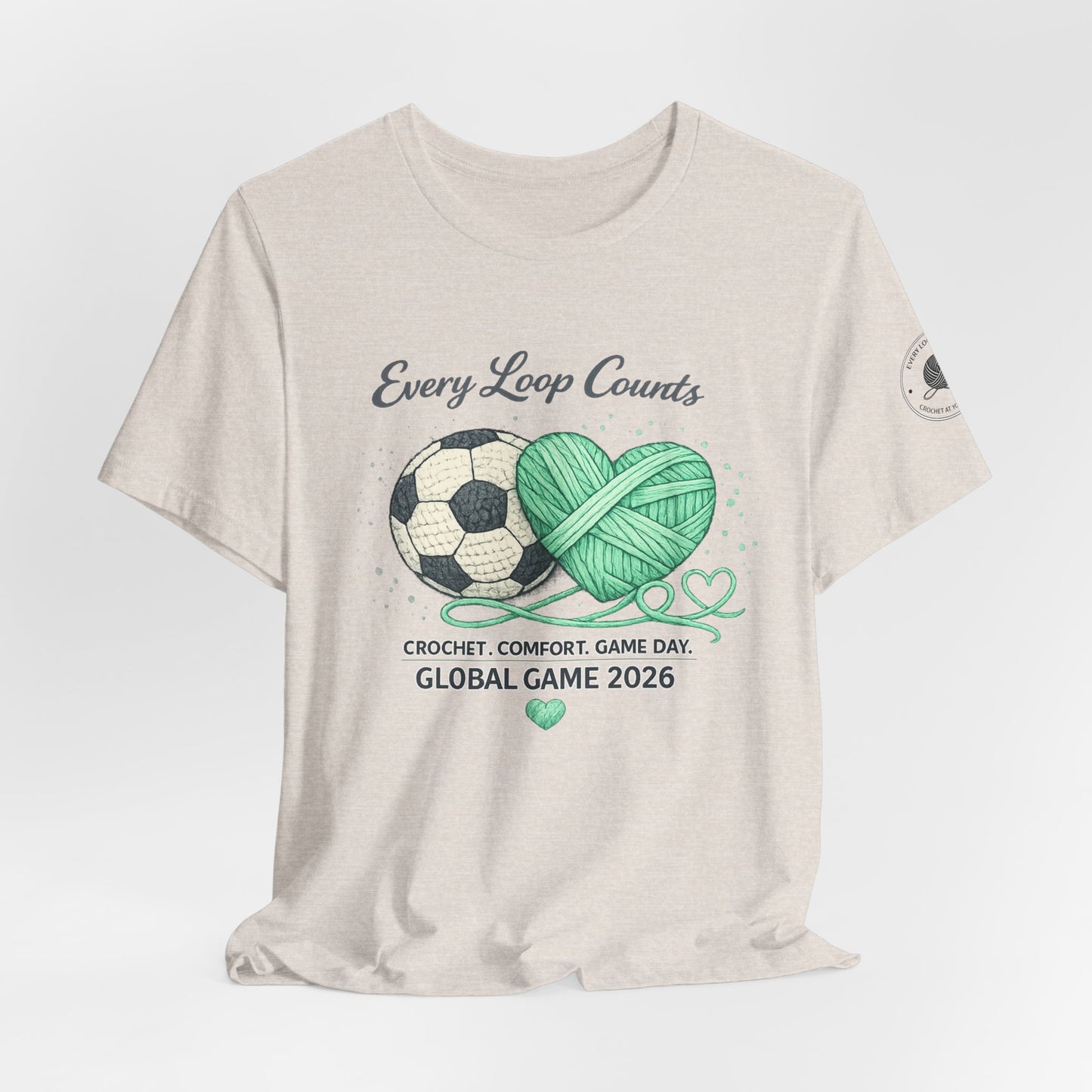 Final Match Day 2026 unisex soccer shirt lifestyle shot