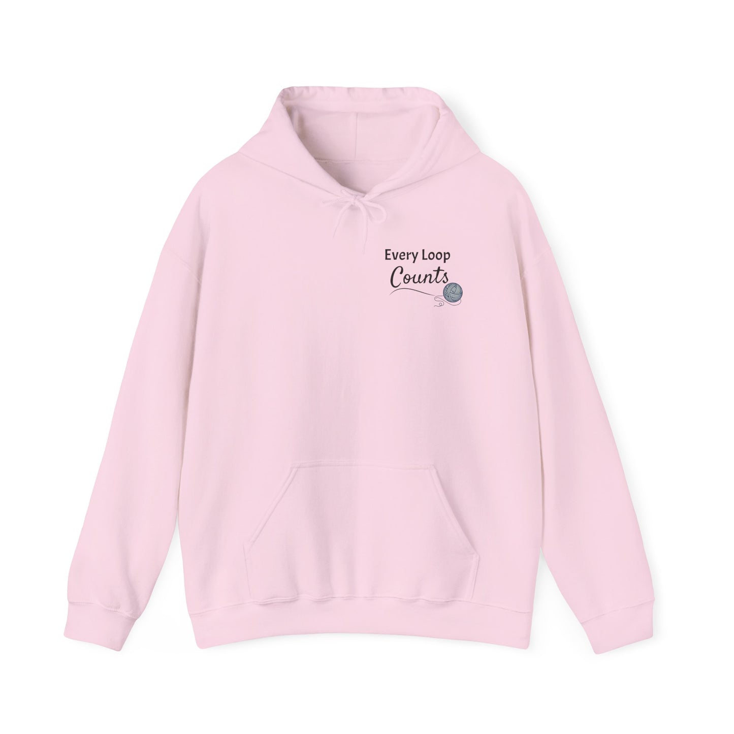 Every Loop Counts Crochet Hoodie