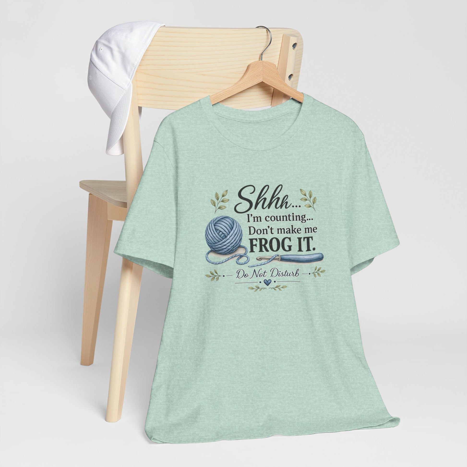 Don't Make Me Frog It funny knitter shirt gift idea