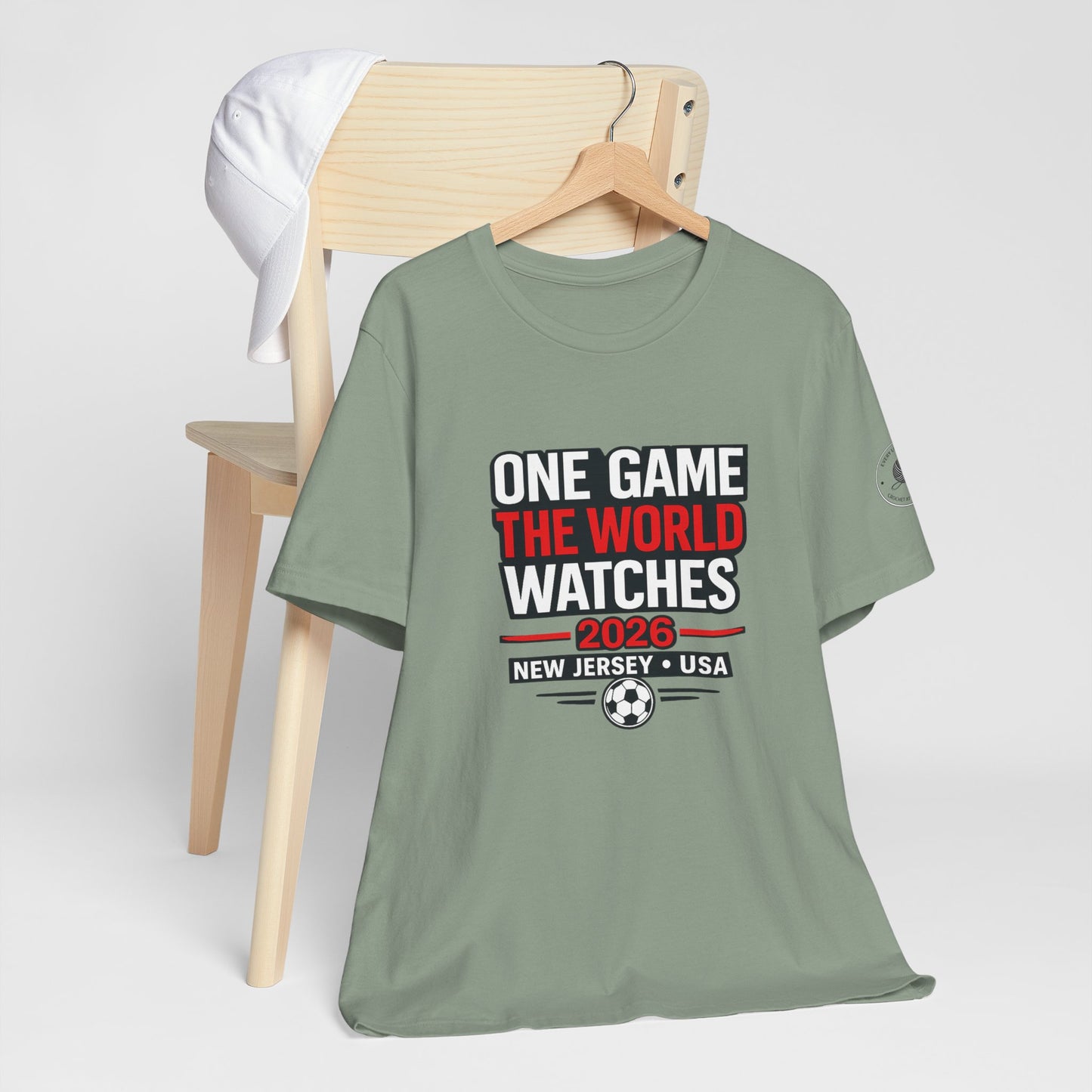 One Game The World Watches 2026 — New Jersey USA Soccer Fan Tee