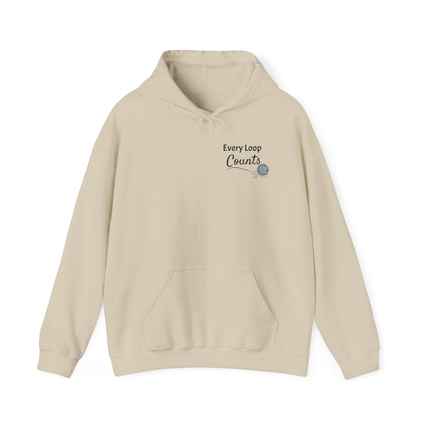 Every Loop Counts Crochet Hoodie