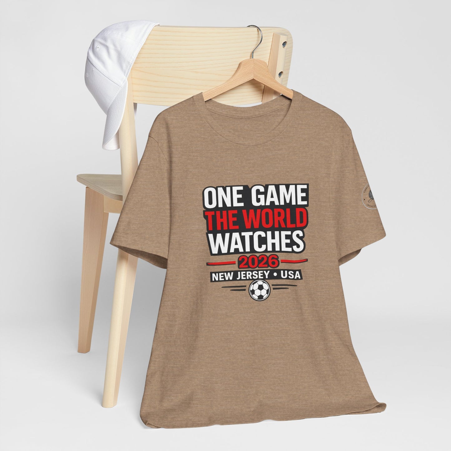 One Game The World Watches 2026 — New Jersey USA Soccer Fan Tee