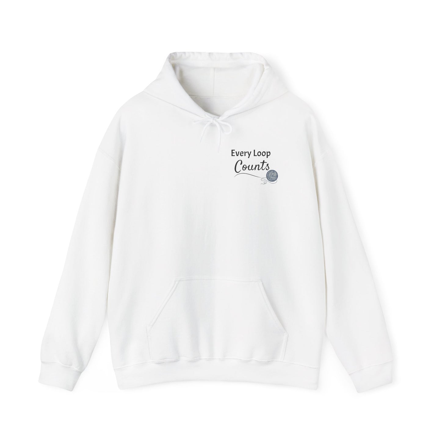 Every Loop Counts Crochet Hoodie