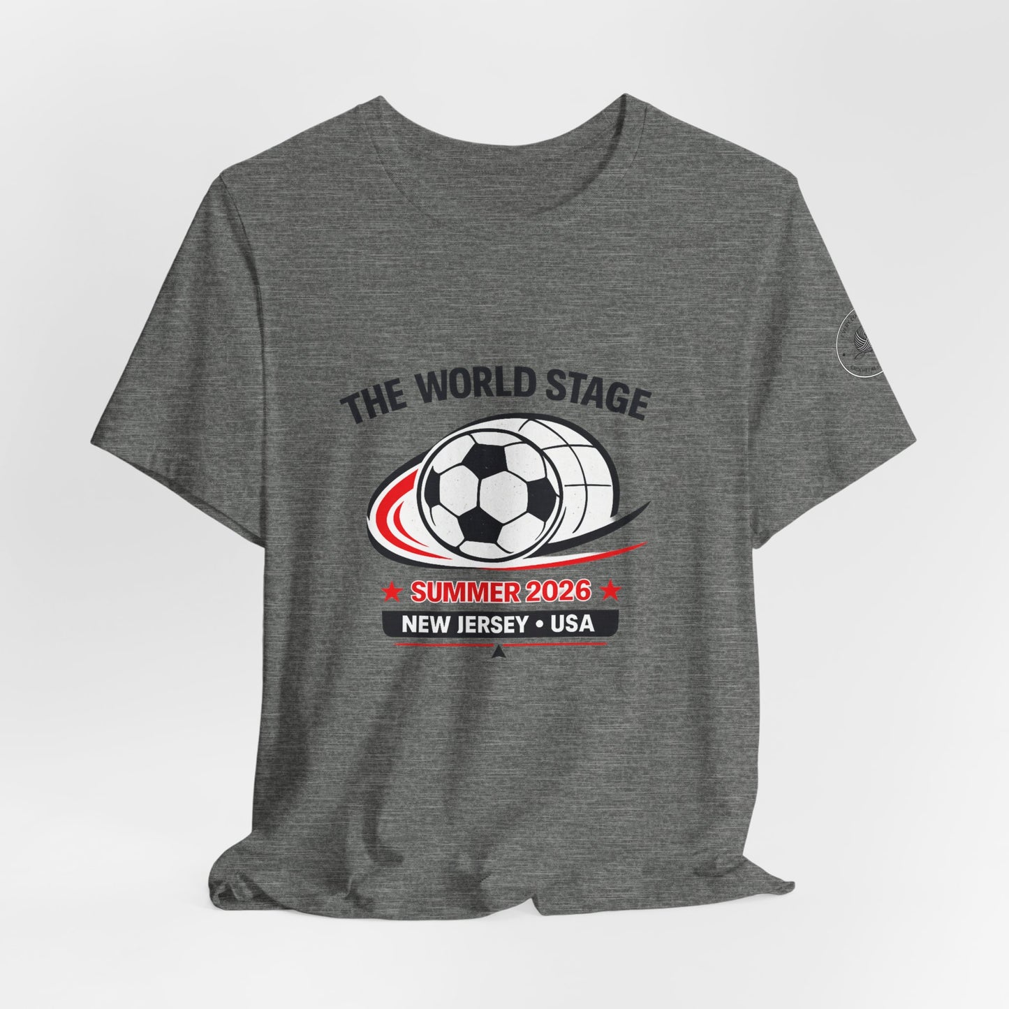 The World Stage Soccer T-Shirt — Summer 2026 | New Jersey USA
