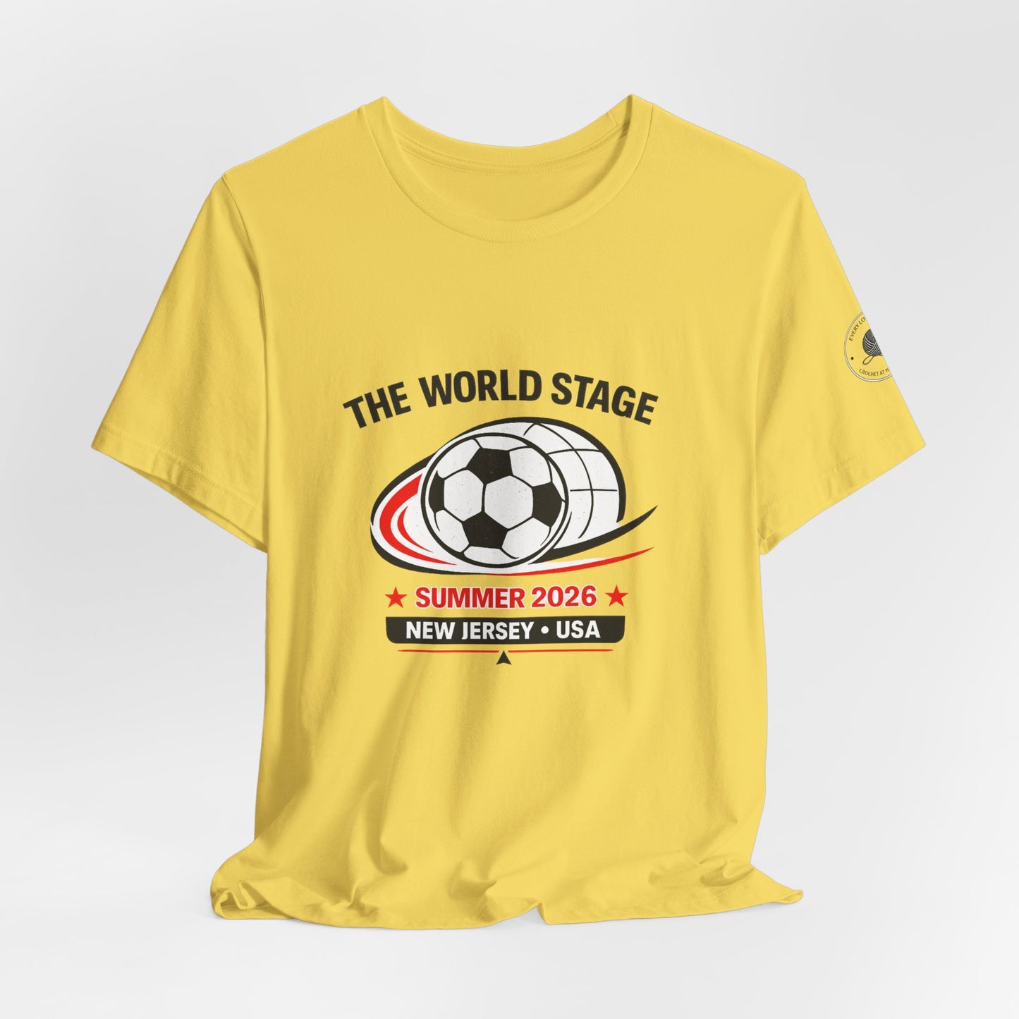 The World Stage Soccer T-Shirt — Summer 2026 | New Jersey USA
