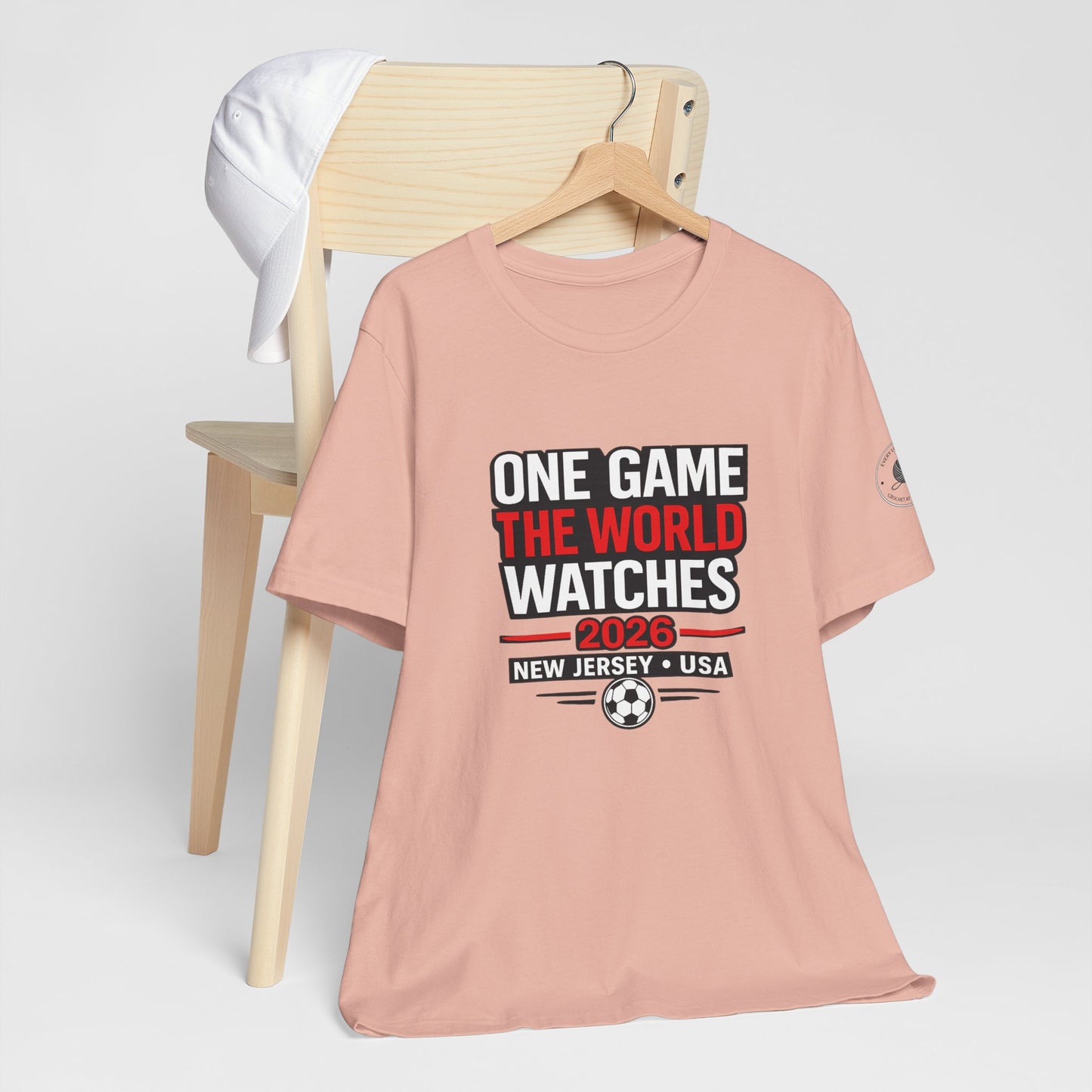 One Game The World Watches 2026 — New Jersey USA Soccer Fan Tee