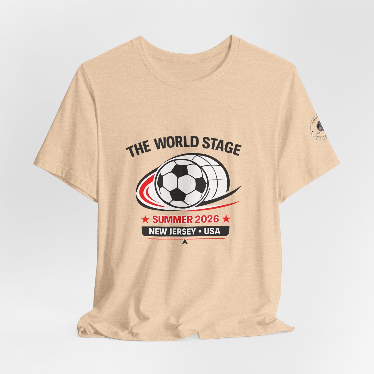 The World Stage Soccer T-Shirt — Summer 2026 | New Jersey USA