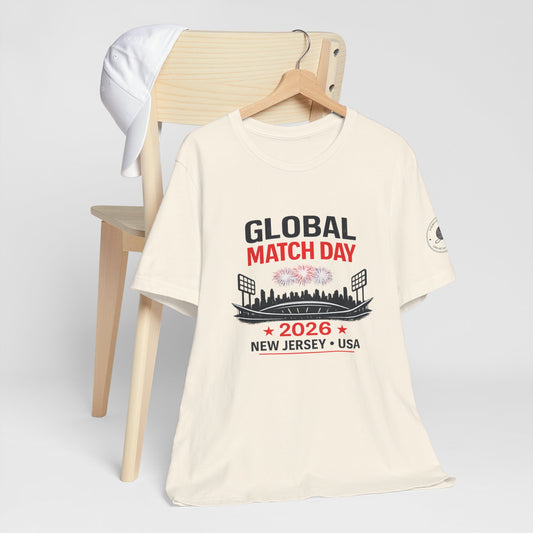 Global Match Day 2026 Tee — New Jersey Stadium Soccer Fan Shirt