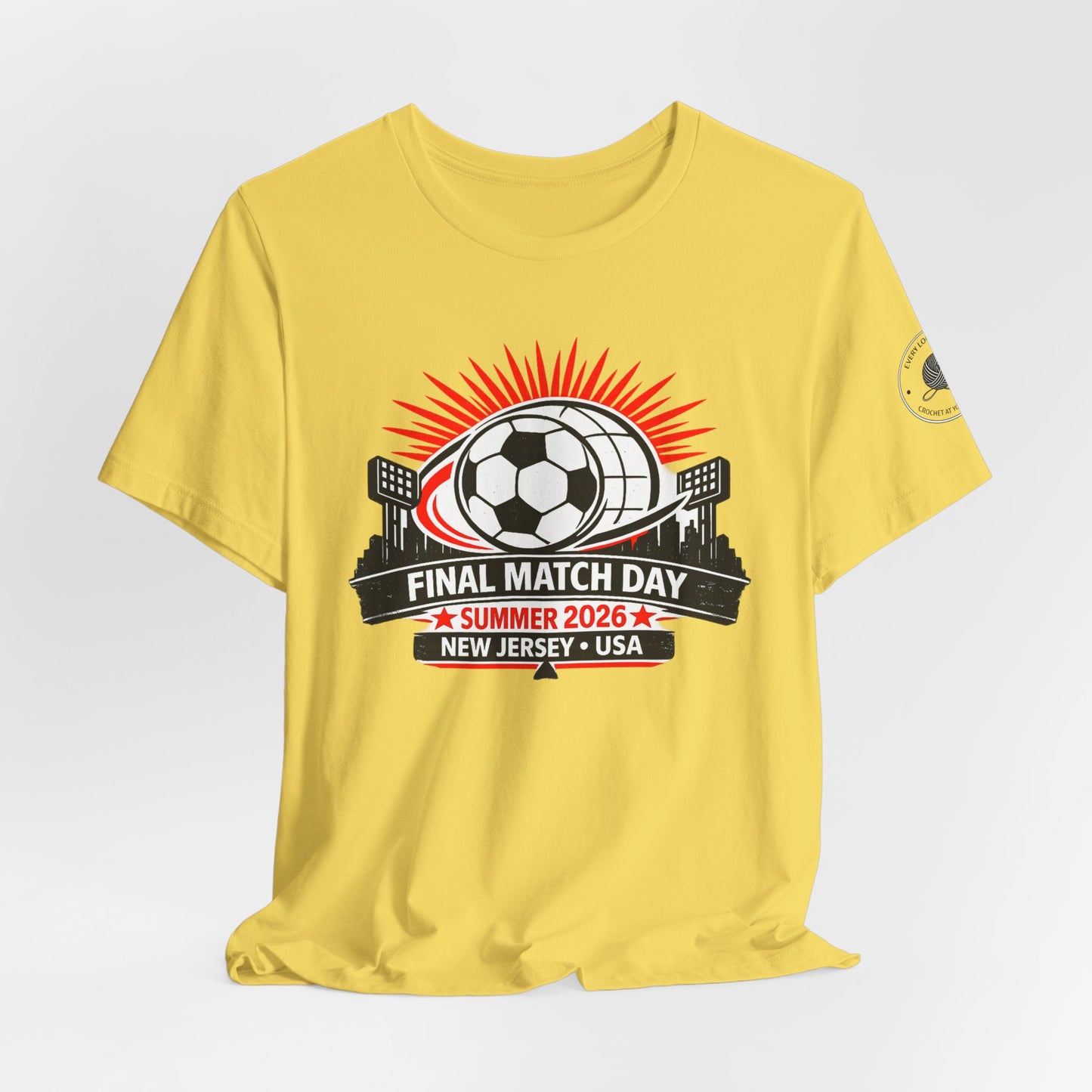 Final Match Day 2026 graphic tee – stadium style, ethically produced
