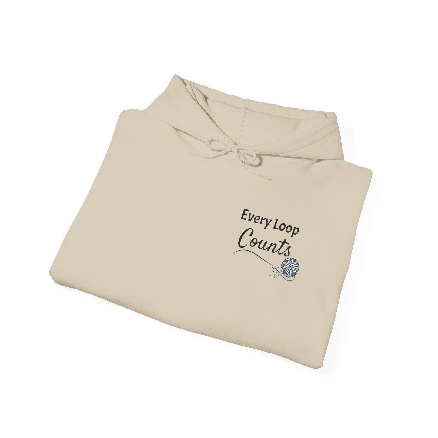 Every Loop Counts Crochet Hoodie