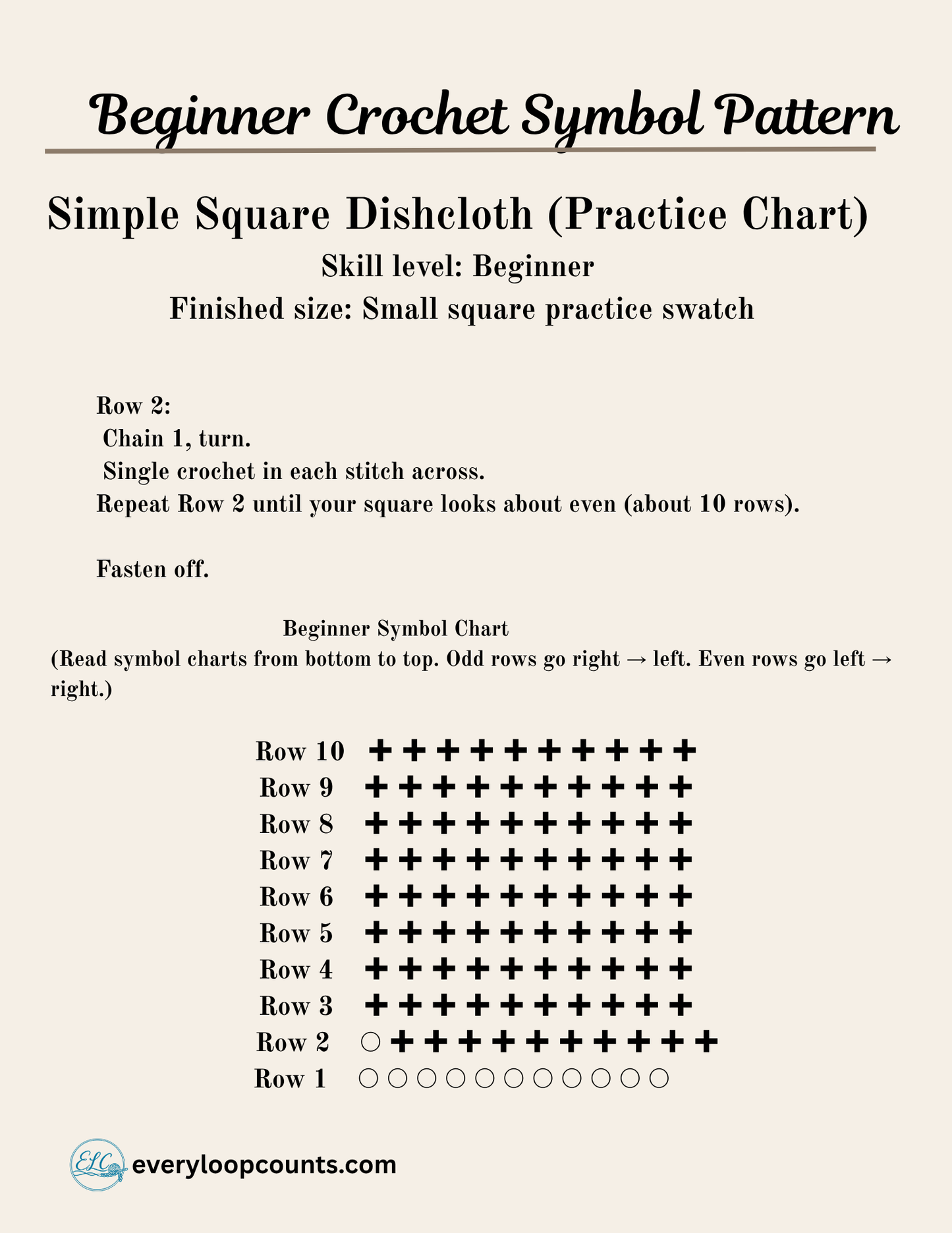 Beginner_Crochet_Symbol_Pattern_2 → Beginner crochet symbol pattern page 2 – printable practice reference sheet
