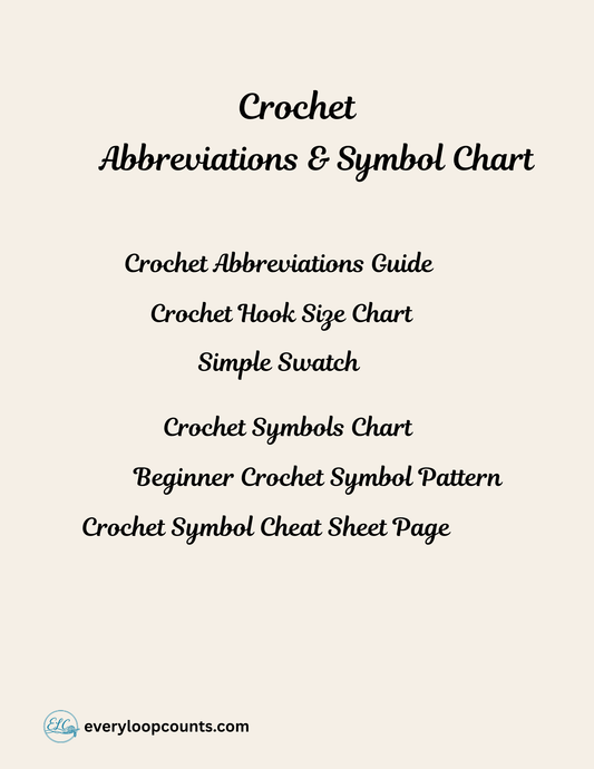 Crochet_Abbreviations_Guide_Cover_Page → Digital Crochet Abbreviation & Symbol Chart – printable quick reference guide cover page